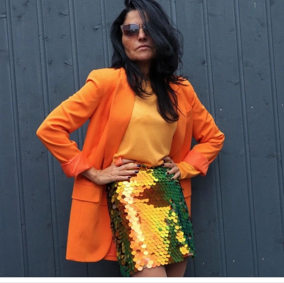 Zara 2pcs sequin skirt + Top set - Picture 7 of 16